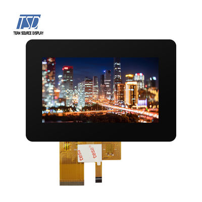 4.3 นิ้ว 800 * 480 ความละเอียด IPS Glass TFT LCD Display Module RGB 24 บิต