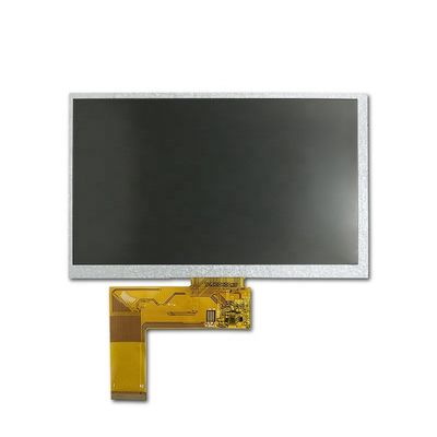 จอแสดงผล LCD 800x480 Rgb, แผง LCD ขนาด 7 นิ้ว 500 Cd / M2 ความสว่าง Antiglare