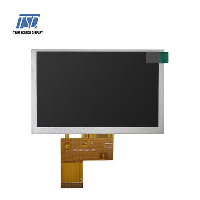 จอแสดงผล LCD ขนาด 5 นิ้วความละเอียด 800x480 ips LCD พร้อมอินเทอร์เฟซ RGB 24 บิต
