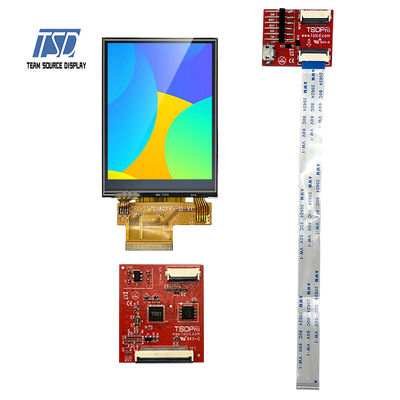 สินค้าสีขาว 2.8 นิ้ว QVGA Transmissive TN UART โมดูล LCD 240x320 300nits