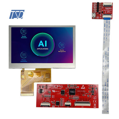 HMI 480x272 Lcd TN แผง UART 20pin, Esp32 หน้าจอโมดูล TFT LCD ขนาด 4.3 นิ้ว