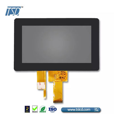 อินเทอร์เฟซ TTL RGB 24 บิต OTD9960 OTA7001 จอแสดงผล TFT LCD 800x480 7 นิ้ว