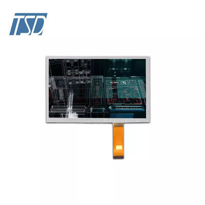 8 &quot;1024x600res Lvds Interface จอแสดงผล TFT แบบกำหนดเองพร้อมแผง LCD ความสว่างสูง
