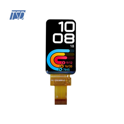 อินเทอร์เฟซ SPI RGB สมาร์ทวอทช์ IPS TFT LCD แสดงผล 1.45 นิ้ว 172x320 ST7789V3