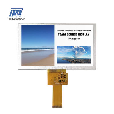 TSD กำหนดเอง 7 นิ้ว CTP โมดูลจอแสดงผล TFT LCD 1,000 Nits 800x480 PN TST070MIWN-10