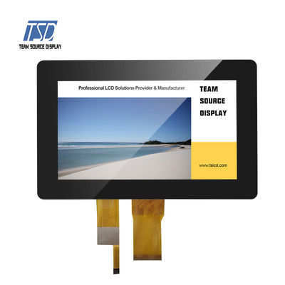 TSD 7 นิ้ว 1024x600 โมดูลจอแสดงผล TFT LCD พร้อม Capacitive Touch PN TST070WSBE-114C