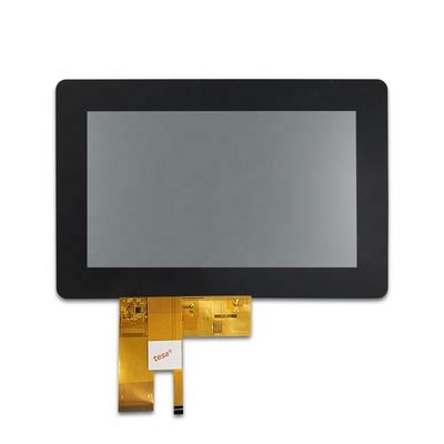 โมดูล TFT LCD อุตสาหกรรม 800x480 450nits พื้นผิว Lumiannce Antiglare