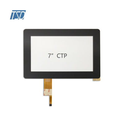 Custom PCAP Touch Screen Ctp กระจกนิรภัย I2C อินเทอร์เฟซ 7 นิ้ว
