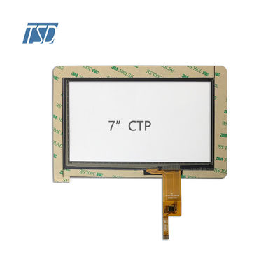 Custom PCAP Touch Screen Ctp กระจกนิรภัย I2C อินเทอร์เฟซ 7 นิ้ว