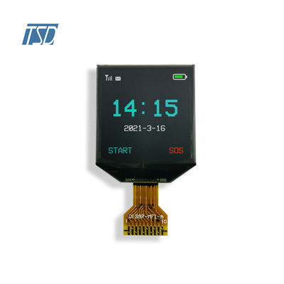 ขาวดำ 128x128 Oled Display SPI 10 Pins 1.06 นิ้วสำหรับ Smart Watch