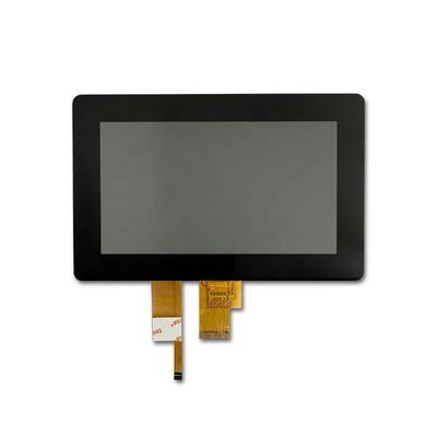 LVDS อินเทอร์เฟซ TFT LCD หน้าจอสัมผัสขนาด 7 นิ้ว 800nits พร้อม CTP
