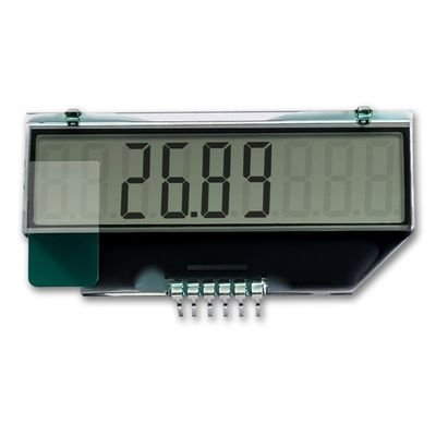 โมดูล LCD ส่วนที่กำหนดเอง 3V, TN 7 Segment Lcd 42x10.5mm ไดรเวอร์ ML1001-2U