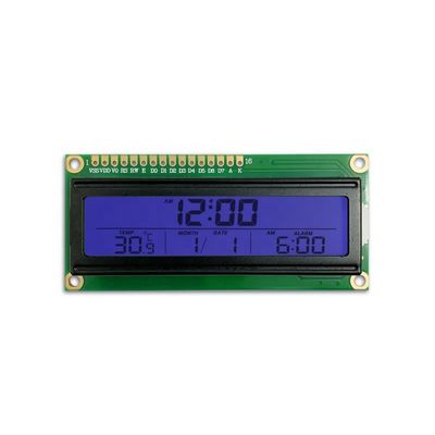 1/5BIAS STN โมดูล LCD ตัวอักษร 16x2 จุด ไดรเวอร์ ST7066U-0R