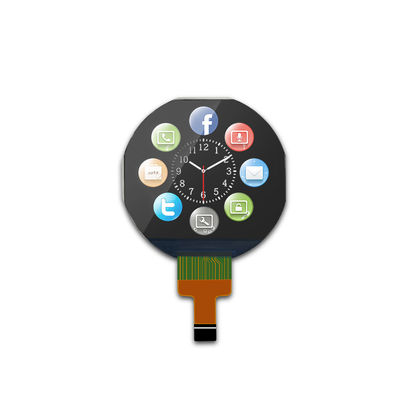 1.08 '' 240xRGBx210 SPI อินเทอร์เฟซ IPS TFT LCD Display สำหรับ Smart Watch