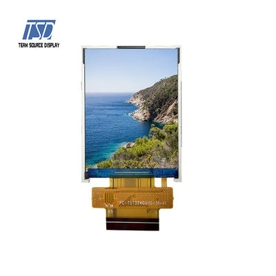 2.4 '' 240x320 400nits MCU SPI RGB โมดูลส่งสัญญาณ TFT LCD