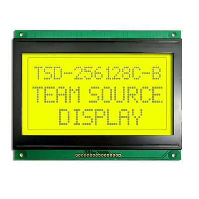 กำหนดเอง 256x128 STN Blue Transmissive Positive COB Graphic Monochrome จอแสดงผล LCD โมดูล