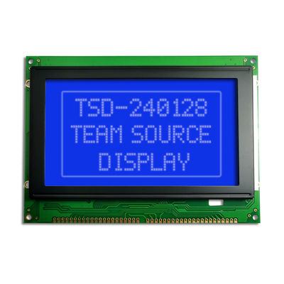240X128 STN สีเหลืองสีน้ำเงินบวก COB กราฟิกขาวดำโมดูลหน้าจอแสดงผล LCD