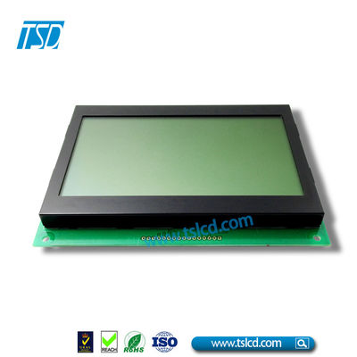 256x128 STN FSTN COB โมดูล LCD พร้อมแบ็คไลท์สีเขียวสีน้ำเงินและสีเหลือง