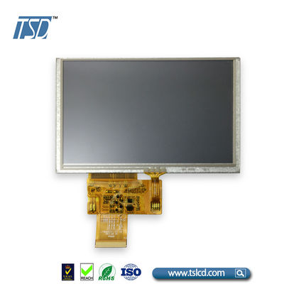 5 '' 5 นิ้ว 800xRGBx480 ความละเอียด RGB อินเทอร์เฟซ TN TFT LCD Display Module