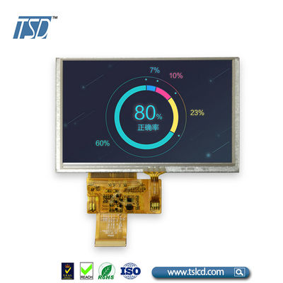 5 '' 5 นิ้ว 800xRGBx480 ความละเอียด SPI อินเทอร์เฟซ IPS TFT LCD Display Module