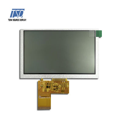 5 '' 5 นิ้ว 800xRGBx480 ความละเอียด RGB อินเทอร์เฟซ IPS TFT LCD Display Module