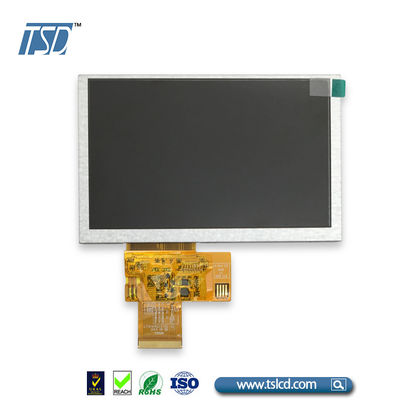 800xRGBx480 LVDS อินเทอร์เฟซ IPS TFT LCD Display 5 นิ้ว