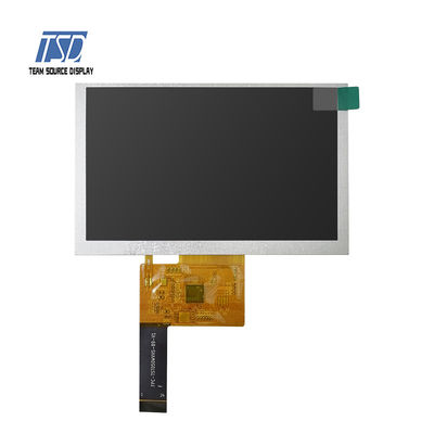 ความละเอียด 800x480 5 นิ้วอินเทอร์เฟซ SPI IPS LCD Panel